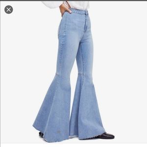 Free People Just Float On Flare Jeans